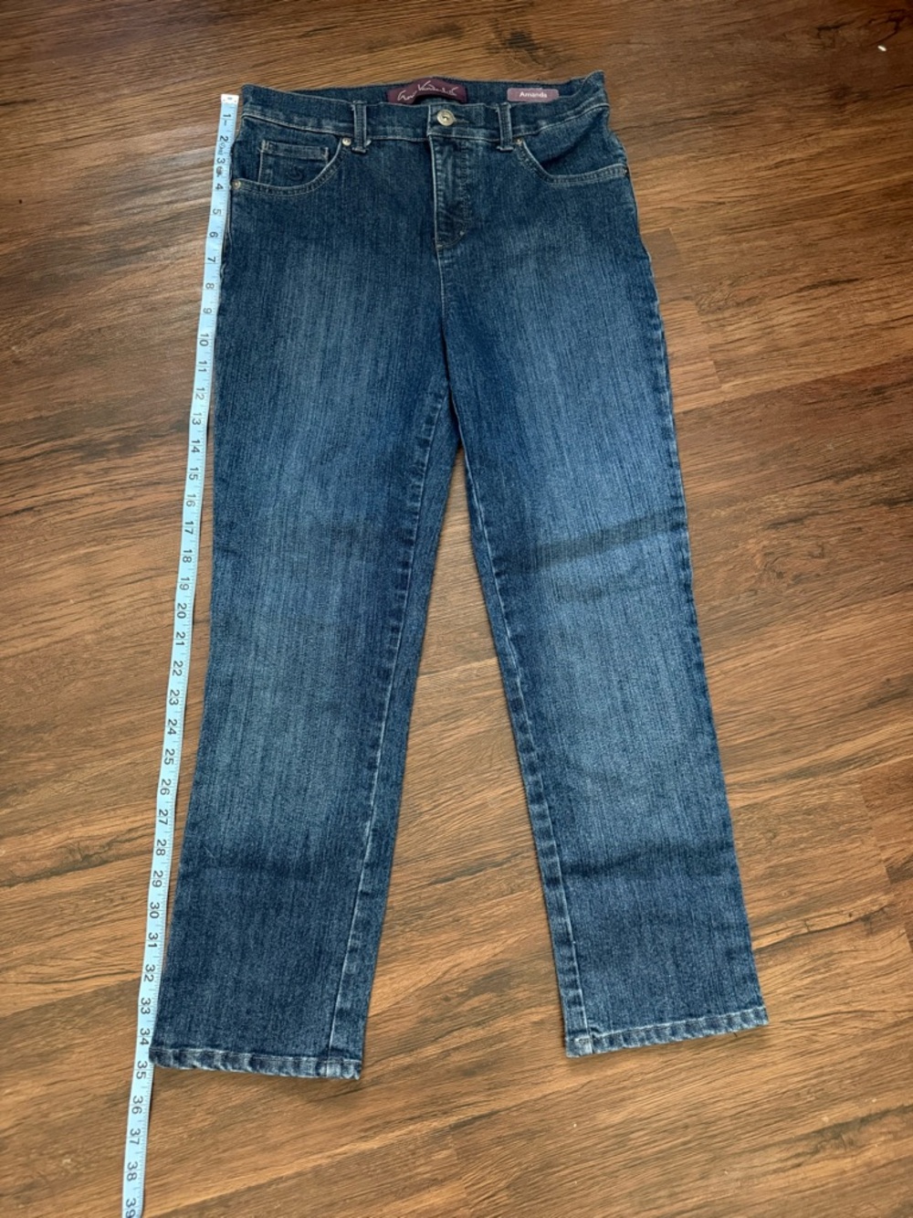 Gloria Vanderbilt Amanda Dark Blue Jeans SIZE 4P